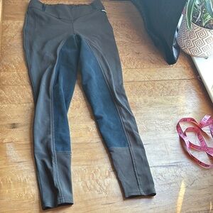Kerrits Black and green Riding Tights